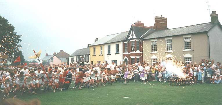 Caerleon Chariot Race 1989 - the start
