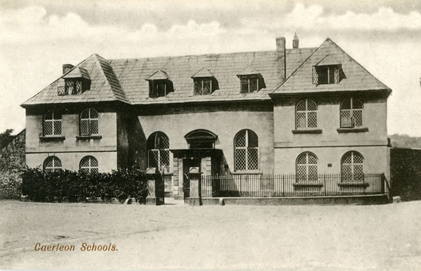 Caerleon Schools, postcard view by Berry, Caerleon