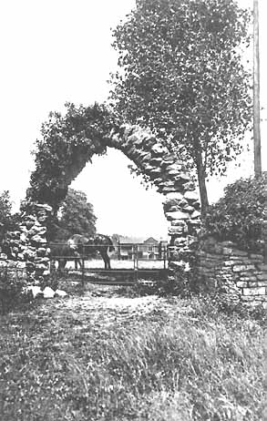 The 'Roman' arch Caerleon