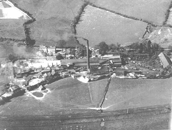 Aerial Photograph of the Caerleon Tin Plate Works.