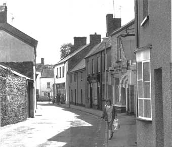 Cross Street caerleon in the 1960s
