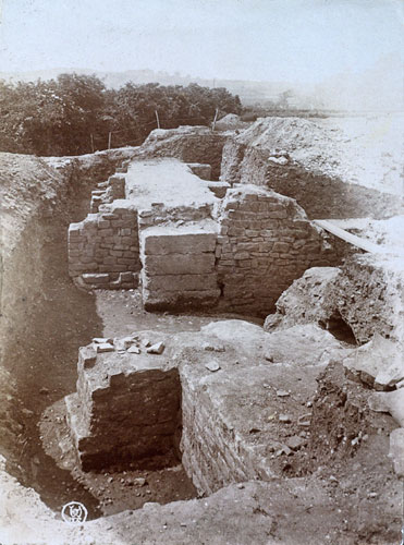 Butresses on the Southern External Amphitheatre Wall, Caerleon