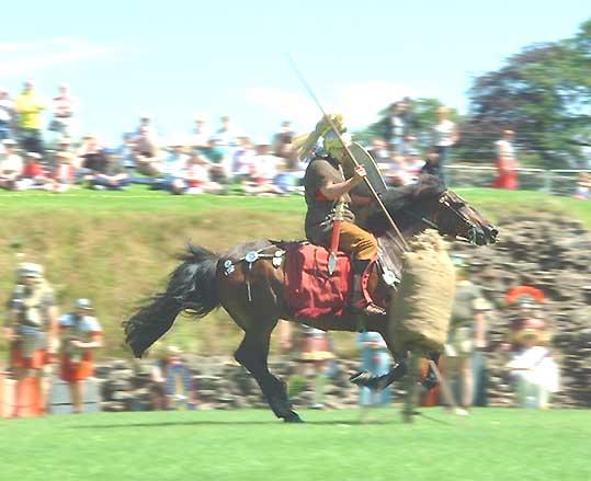 Roman cavalry - a demonstration of hands free riding