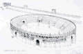 Reconstruction of the Roman amphitheatre, Caerleon
