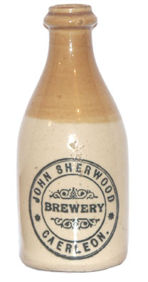 John Sherwood Brewery Caerleon - Stone Bottle