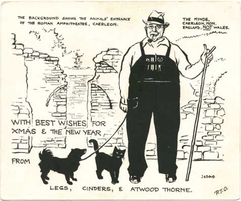Atwood Thorne of the Mynde caerleon drawn by J H Dowd