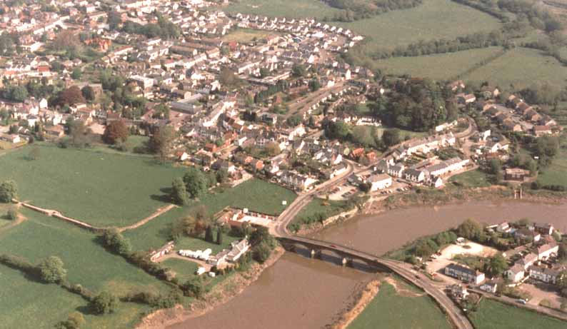 aerial photograph of Caerleon 1997