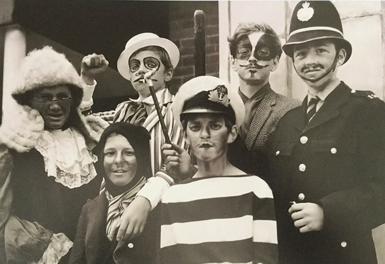 The cast of "Toad of Toad Hall" Caerleon Comprehensive School, 1966