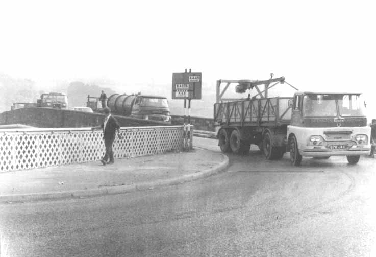 What's going on here? Caerleon Bridge before the footbridge was added.