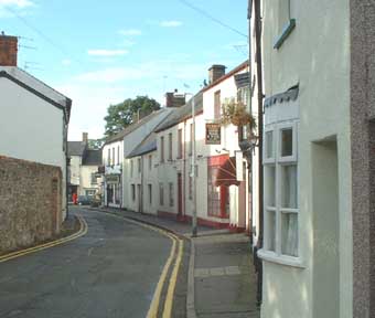 Cross Street Caerleon today.