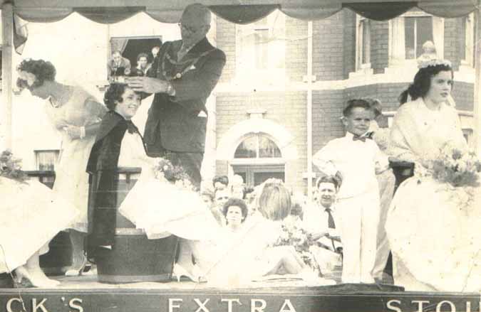 Crowning of the Carnival Queen Caerleon 1960s