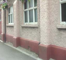 The same section of the Town Hall today.