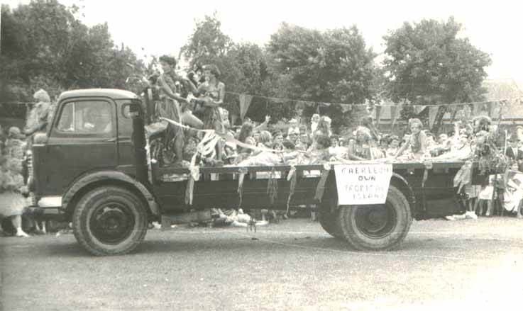Tropical Island float, Caerleon Carnival