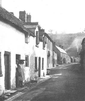 Isca Road looking towards the Bell.