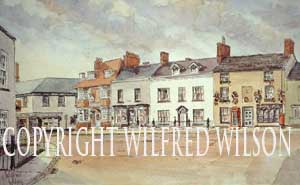 The White Hart and Shops in High Street Caerleon