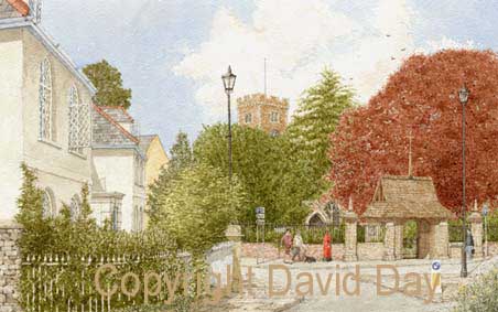 Saint Cadoc's Church by David Day