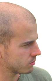 Daniel Cordell at the 2005 Caerleon Sculpture Symosium
