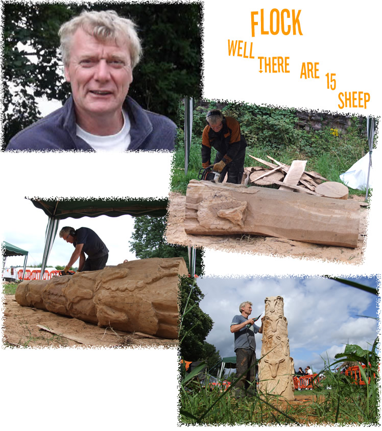 Paul Sivell at Caerleon Arts Festival 2009