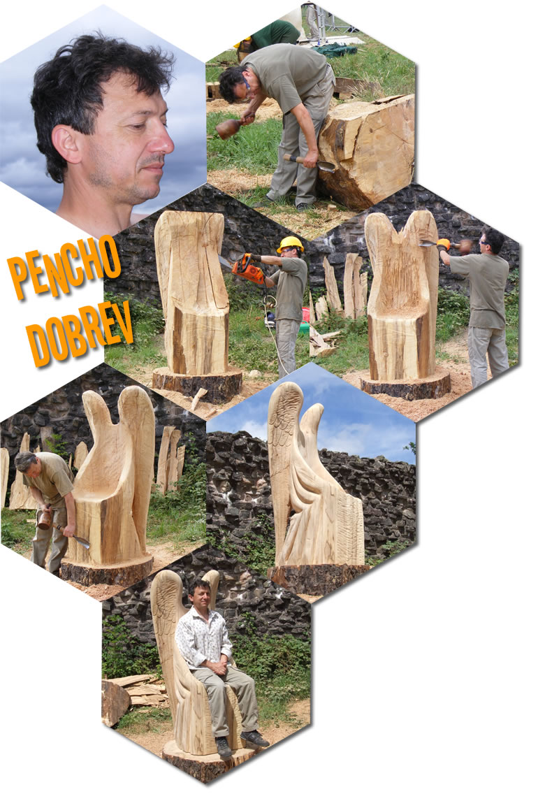 Pench Dobrev Caerleon Arts Festival Sculpture Symposium 2010