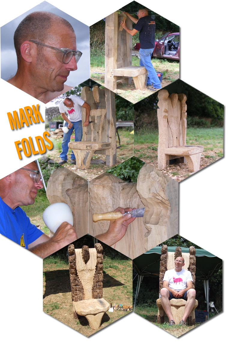 Mark Folds Caerleon Arts Festival Sculpture Symposium 2010