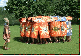 Roman soldiers in a tortoise formation