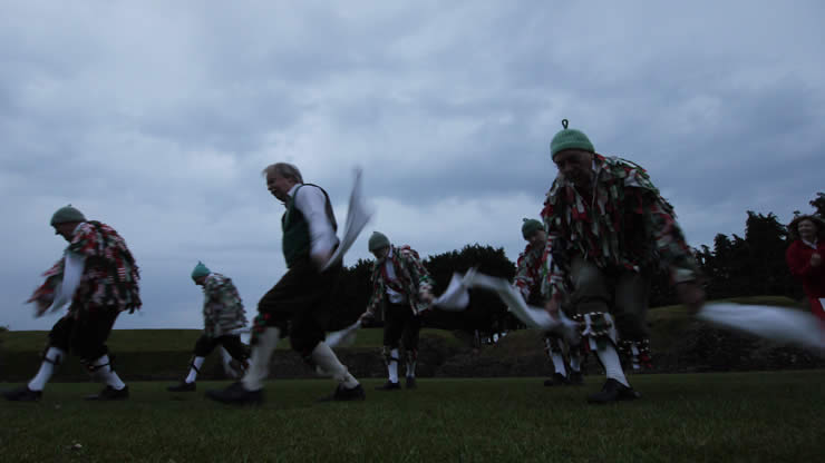 The Isca Morrismen May 1st 2011 Caerleon Amphitheatre.
