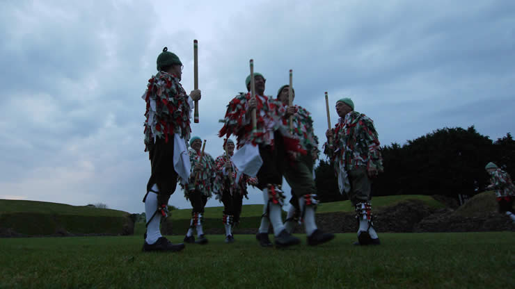 The Isca Morrismen May 1st 2011 Caerleon Amphitheatre.
