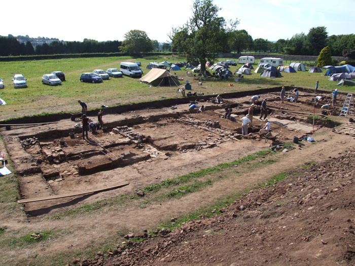 View from the top of the spoil heap. See annotated picture below. Sept 2nd. 