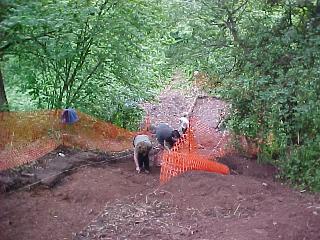 Photo of excavation of Lodge Hill Fort 2000