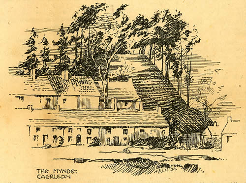 The Mynde Caerleon, South Wales Argus cutting 1934