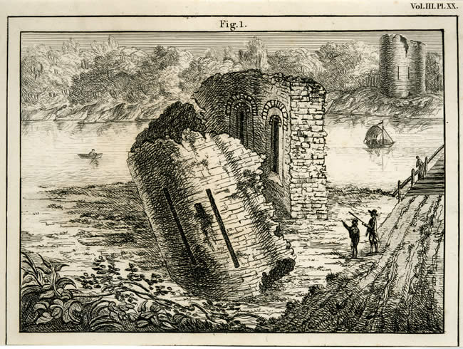Tower at Carleon Monmouth 1803 - Caerleon Net Picture of the Month