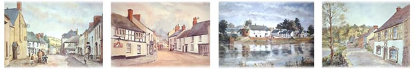 Views of Caerleon painted by Wilfred Wilson