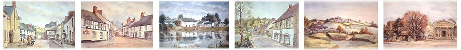 Views of Caerleon painted by Wilfred Wilson